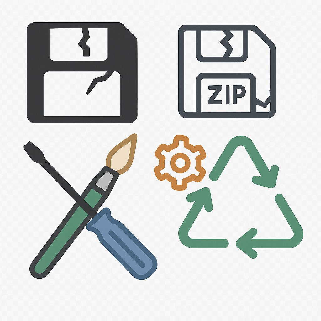 Defekte Datenträger