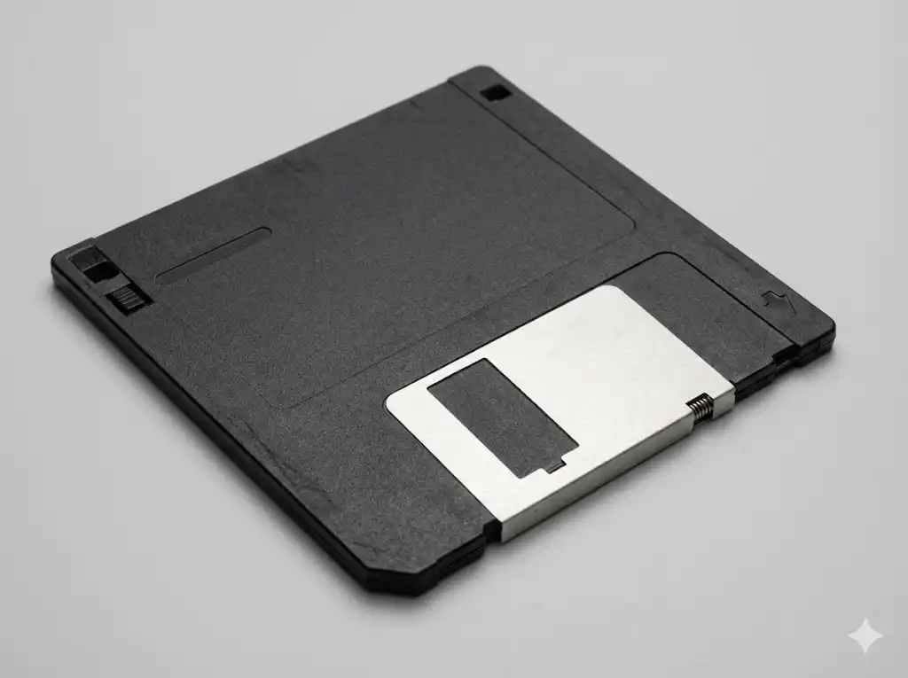 3,5-Zoll-Diskette zur Entsorgung