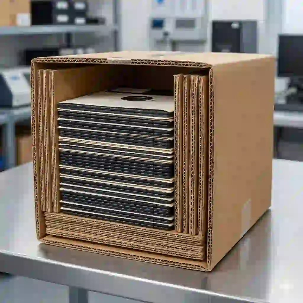 Oberseite mit Kartonplatte verstärken