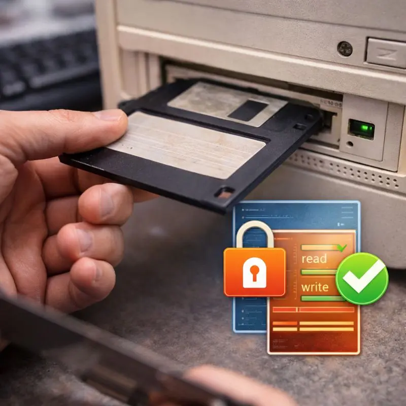 Daten auf Disketten sicher löschen und Funktion testen