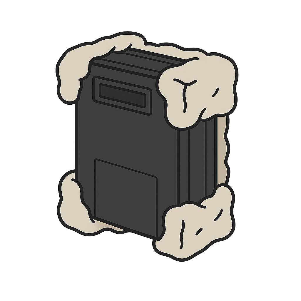 Ecken und Kanten polstern