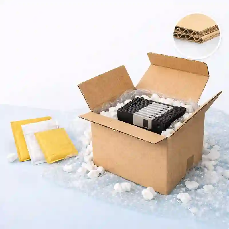 Stabiler Wellpappkarton für Diskettenversand